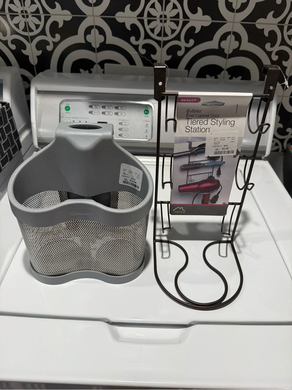 Hot hair tools organizer bundle